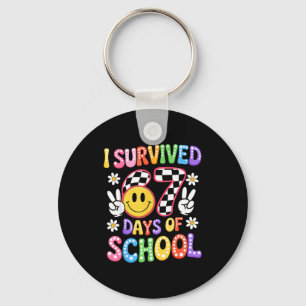 Porte-clés J'ai survécu 67 Jours D'école Drôle 67 Enseignants