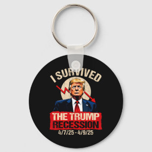 Porte-clés J'Ai Survécu À La Récession Trump 4725 4925 Trump