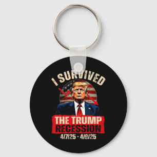 Porte-clés J'ai survécu à la récession Trump 4725 4925 Trump