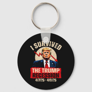 Porte-clés J'Ai Survécu À La Récession Trump 4725 4925 Trump