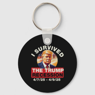 Porte-clés J'Ai Survécu À La Récession Trump Drôle Pour Les H