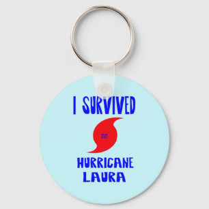 Porte-clés J'ai survécu à l'ouragan Laura