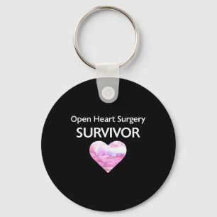 Porte-clés J'ai survécu à une chirurgie à cœur ouvert Surviva