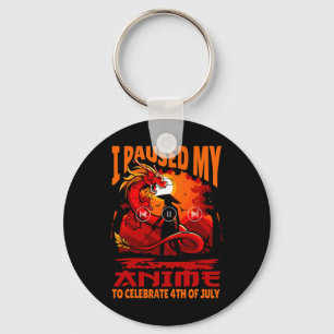 Porte-clés J'Ai Suspendu Mon Anime Pour Célébrer 4 juillet In
