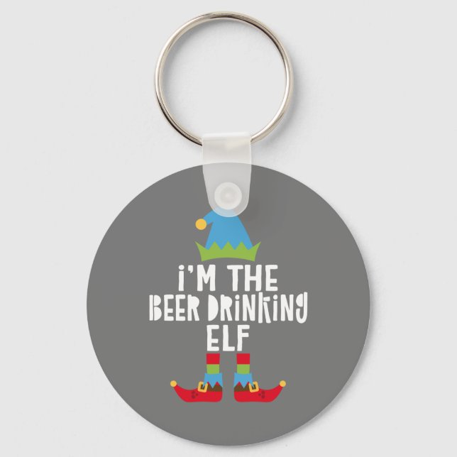 Porte-clés J'ai The Beer Drinking Elf Matching (Recto)