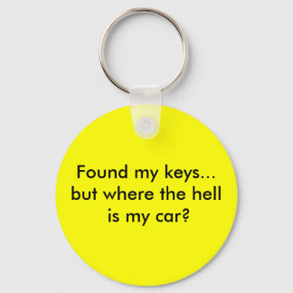 Porte-clés J'ai trouvé mes clés...mais où est ma voiture ?