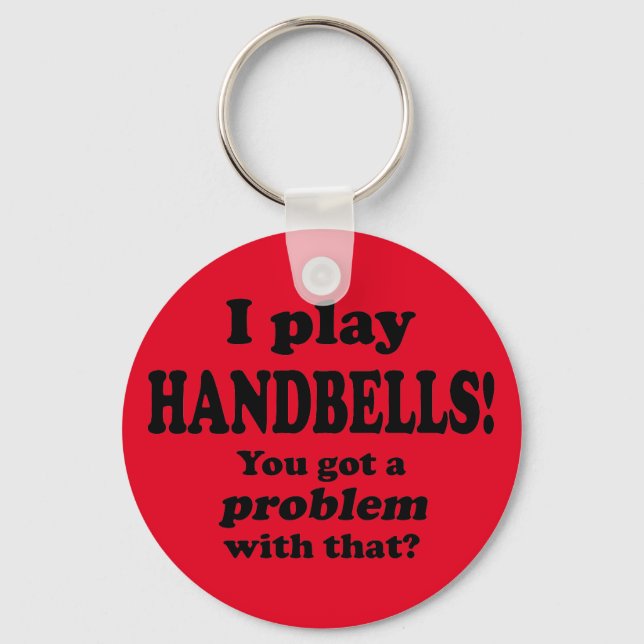 Porte-clés J'Ai Un Problème, Handbells (Recto)