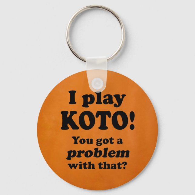 Porte-clés J'Ai Un Problème, Koto (Recto)
