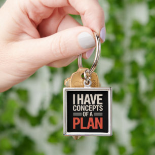Porte-clés J'ai une conception d'un plan