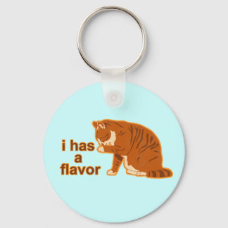 Porte-clés J'ai une saveur, LOL CAT