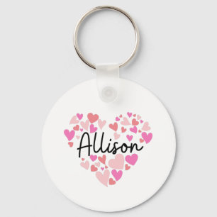 Porte-clés J'aime Allison