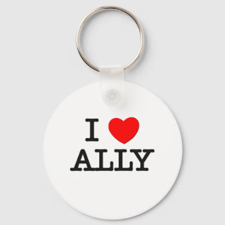 Porte-clés J'aime Ally