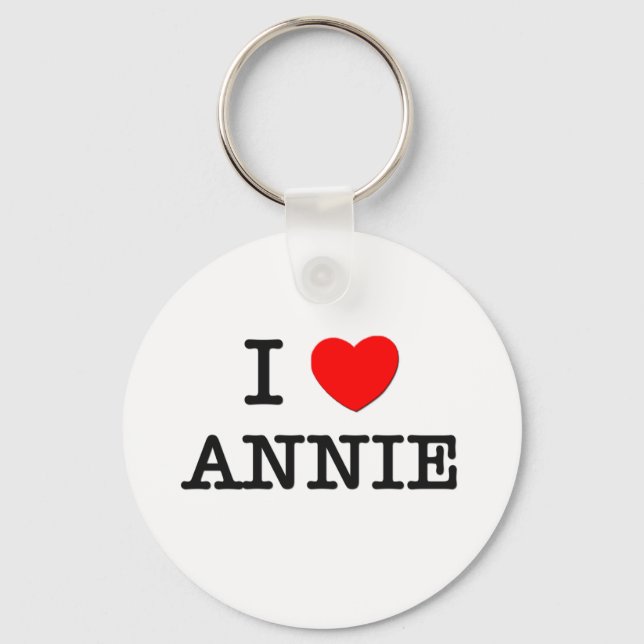Porte-clés J'aime Annie (Recto)