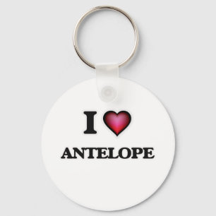Porte-clés J'aime Antelope