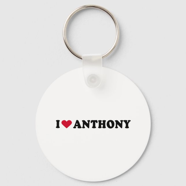 PORTE-CLÉS J'AIME ANTHONY (Recto)