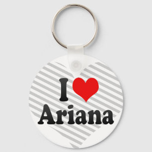 Porte-clés J'aime Ariana