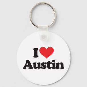 Porte-clés J'aime Austin