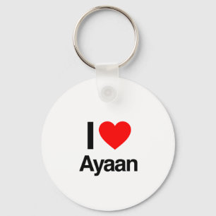 Porte-clés j'aime ayaan
