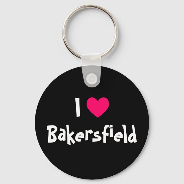 Porte-clés J'aime Bakersfield (Recto)