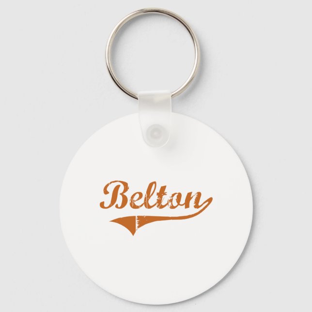 Porte-clés J'aime Belton Texas (Recto)