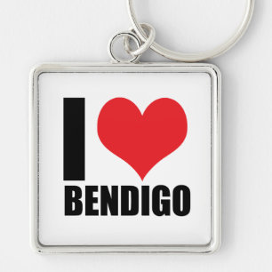 Porte-clés J'aime Bendigo