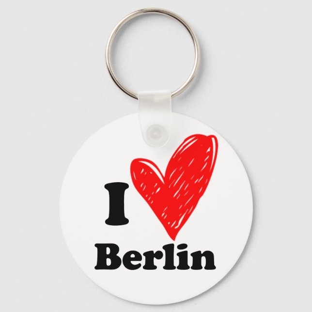 Porte-clés J'aime Berlin (Recto)
