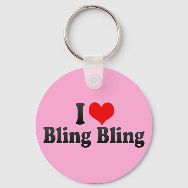 Porte-clés J'Aime Bling Bling (Recto)