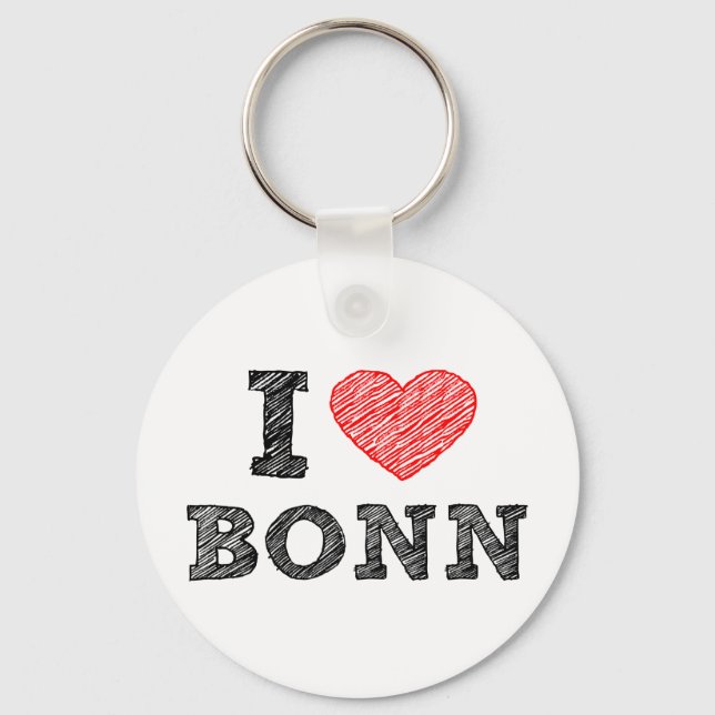 Porte-clés J'aime Bonn (Recto)