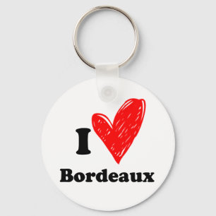 Porte-clés J'aime Bordeaux