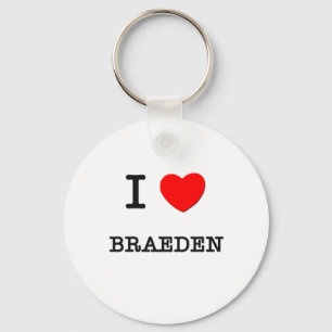 Porte-clés J'aime Braeden