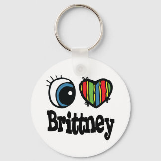 Porte-clés J'aime Brittney