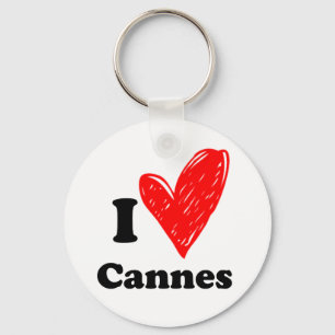 Porte-clés J'aime Cannes