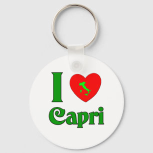 Porte-clés J'aime Capri Italie