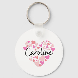 Porte-clés J'aime Caroline