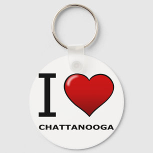 PORTE-CLÉS J'AIME CHATTANOOGA, TN - TENNESSEE