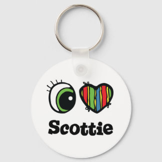 Porte-clés J'aime (cœur) Scottie