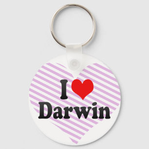 Porte-clés J'aime Darwin