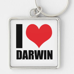 Porte-clés J'aime Darwin