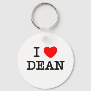 Porte-clés J'aime Dean