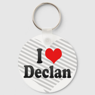 Porte-clés J'aime Declan