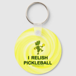 Porte-clés J'aime des chemises et des cadeaux de Pickleball