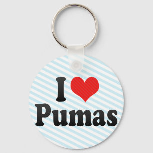 Porte-clés J'aime des Pumas