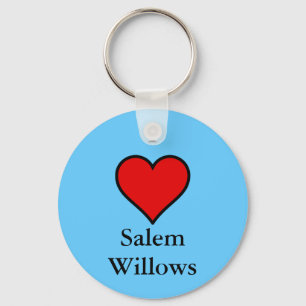 Porte-clés J'aime des saules de Salem