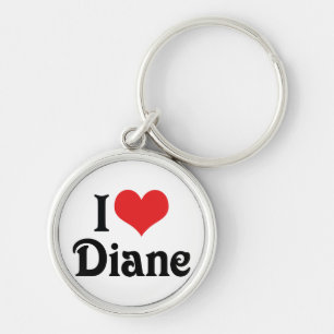 Porte-clés J'aime Diane