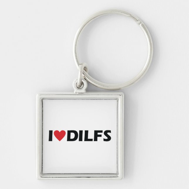 Porte-clés J'aime DILFS (Devant)