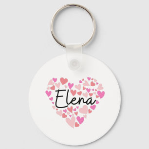 Porte-clés J'aime Elena