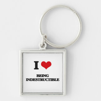 Porte-clés J'aime être indestructible