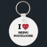 Porte-clés J'Aime Être Piégé<br><div class="desc">Utilisez l'outil de recherche de mon magasin pour trouver d'autres marchandises en mouvement. I Love Being Footlâche produits disponibles sur tshirts, sweatshirts, chemises pour enfants, onsies pour bébé, autocollants, magnets, et bien plus Être des vêtements de Footlâche entièrement personnalisables selon vos spécifications. Si vous aimez ce que vous voyez, s'il...</div>