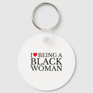 Porte-clés J'Aime Être Une Femme Noire Pizazz (1)