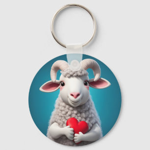 Porte-clés J'aime Ewe